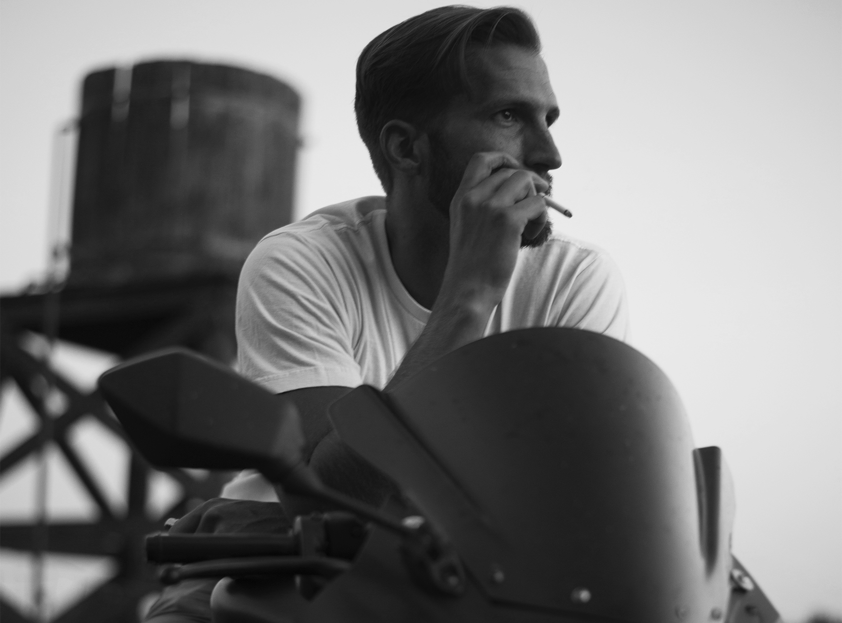 model black and white